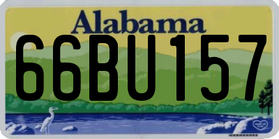 AL license plate 66BU157