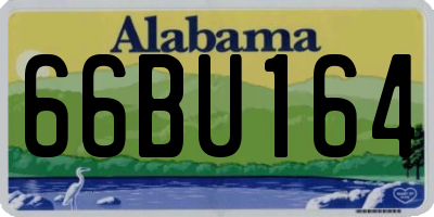 AL license plate 66BU164