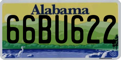 AL license plate 66BU622