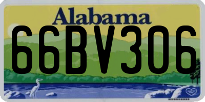 AL license plate 66BV306