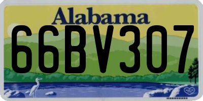 AL license plate 66BV307