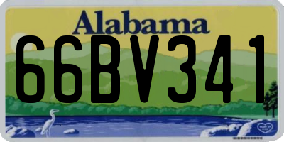 AL license plate 66BV341