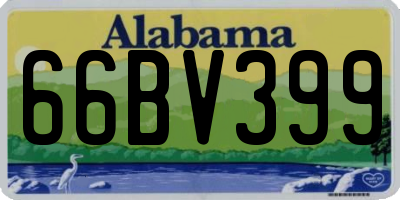 AL license plate 66BV399