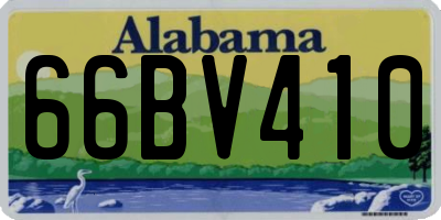 AL license plate 66BV410