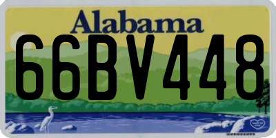 AL license plate 66BV448