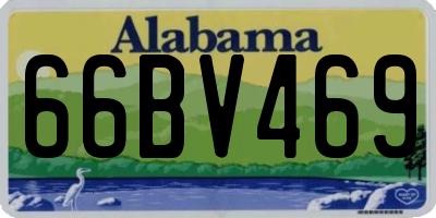 AL license plate 66BV469
