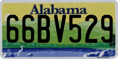 AL license plate 66BV529