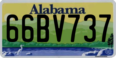 AL license plate 66BV737