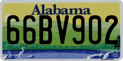 AL license plate 66BV902