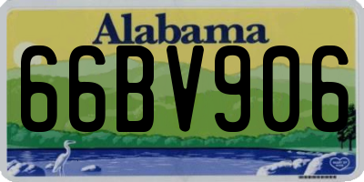 AL license plate 66BV906