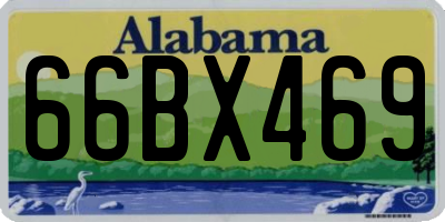 AL license plate 66BX469