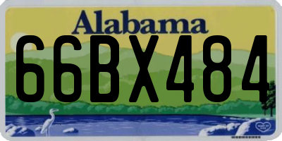 AL license plate 66BX484