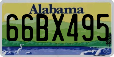 AL license plate 66BX495