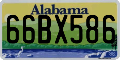 AL license plate 66BX586