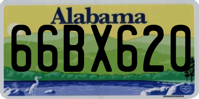 AL license plate 66BX620