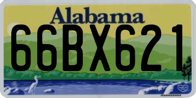 AL license plate 66BX621