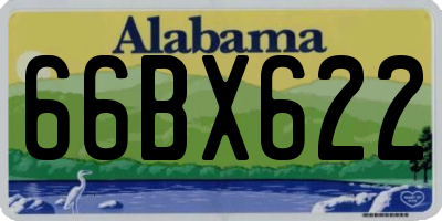 AL license plate 66BX622