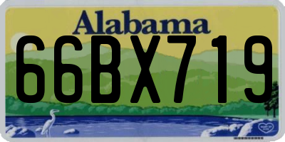AL license plate 66BX719