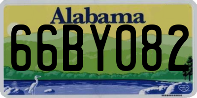 AL license plate 66BY082