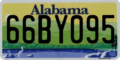 AL license plate 66BY095