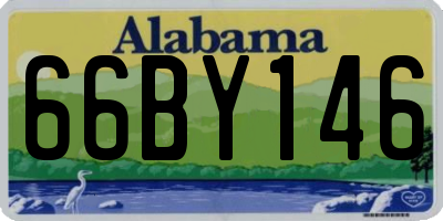 AL license plate 66BY146