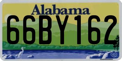 AL license plate 66BY162