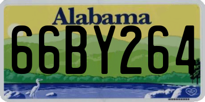 AL license plate 66BY264