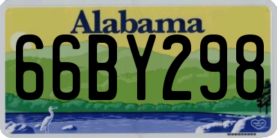 AL license plate 66BY298