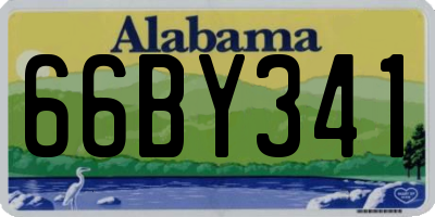 AL license plate 66BY341