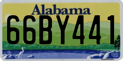 AL license plate 66BY441