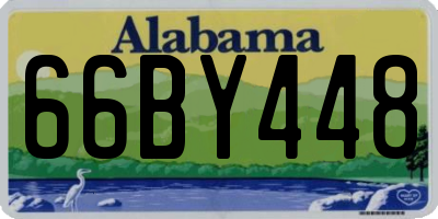 AL license plate 66BY448