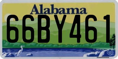 AL license plate 66BY461