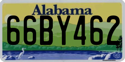AL license plate 66BY462
