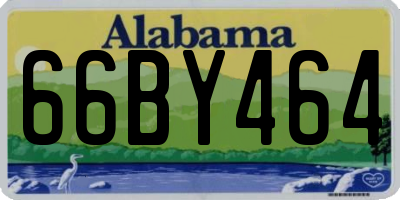 AL license plate 66BY464