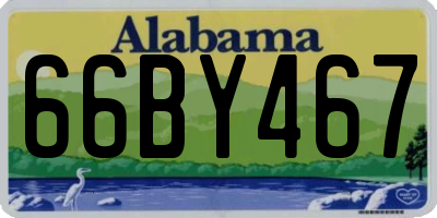 AL license plate 66BY467