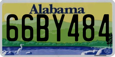 AL license plate 66BY484