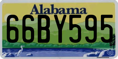 AL license plate 66BY595