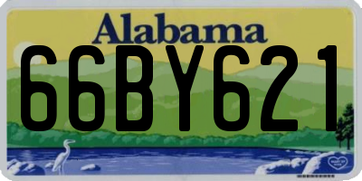 AL license plate 66BY621