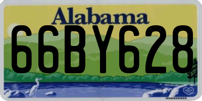 AL license plate 66BY628