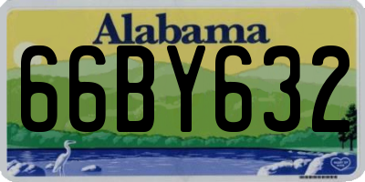 AL license plate 66BY632