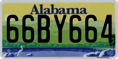 AL license plate 66BY664