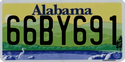 AL license plate 66BY691