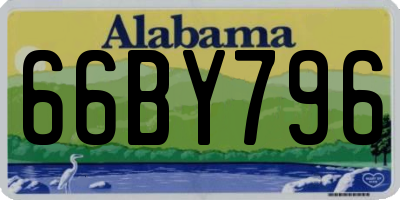AL license plate 66BY796