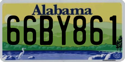 AL license plate 66BY861