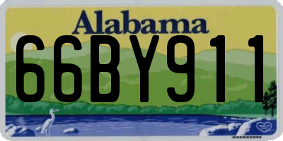 AL license plate 66BY911