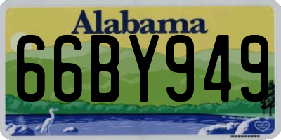 AL license plate 66BY949