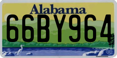 AL license plate 66BY964