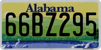 AL license plate 66BZ295