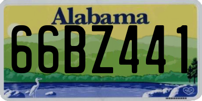 AL license plate 66BZ441