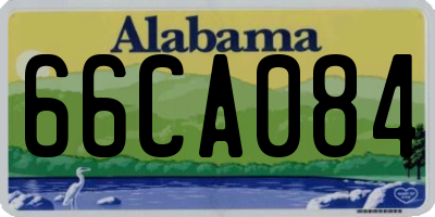 AL license plate 66CA084